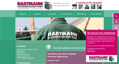 Desktop Screenshot of hartmanndach.de